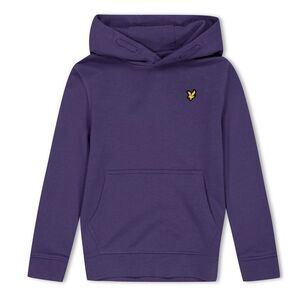 Lyle & Scott Childrens/Kids Logo Drawstring Hoodie / Graystone